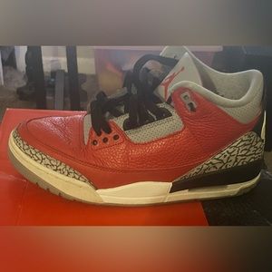 Red cement 3s